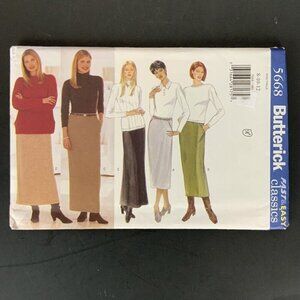 Butterick 5668 Misses Classic Skirt Sewing Pattern Sizes 8-12 Fast & Easy UNCUT